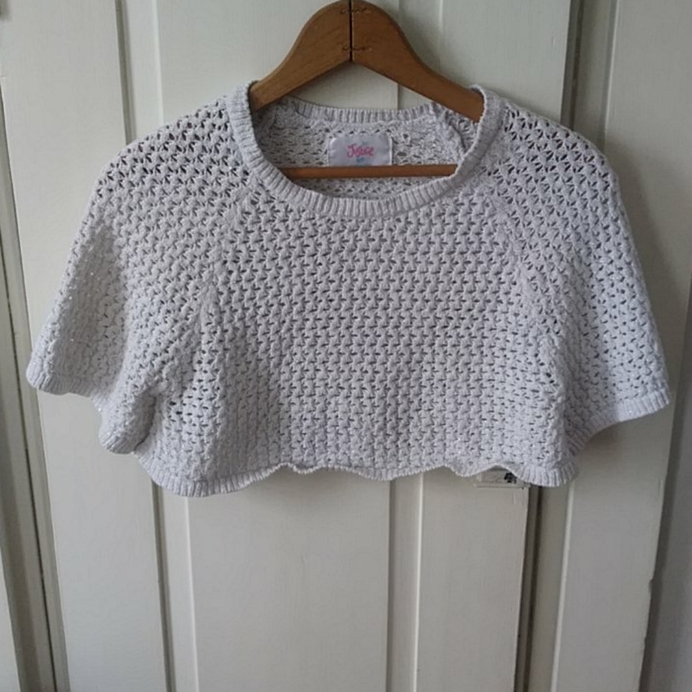 3/$15! Girls cropped sweater